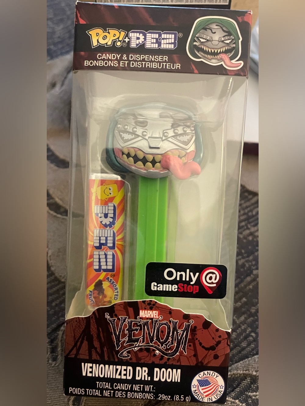 NEW/NEVER OPENED - FUNKO Pop! PEZ Venomized Dr. Doom Candy Dispenser
